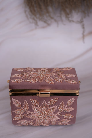 Zari Pastel Purple Clutch