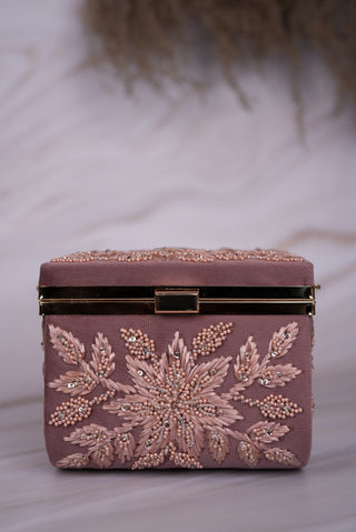 Zari Pastel Purple Clutch