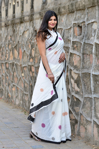 Hastkala Printed Cotton Saree