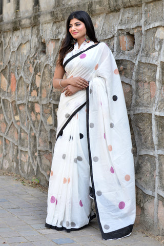 Hastkala Printed Cotton Saree