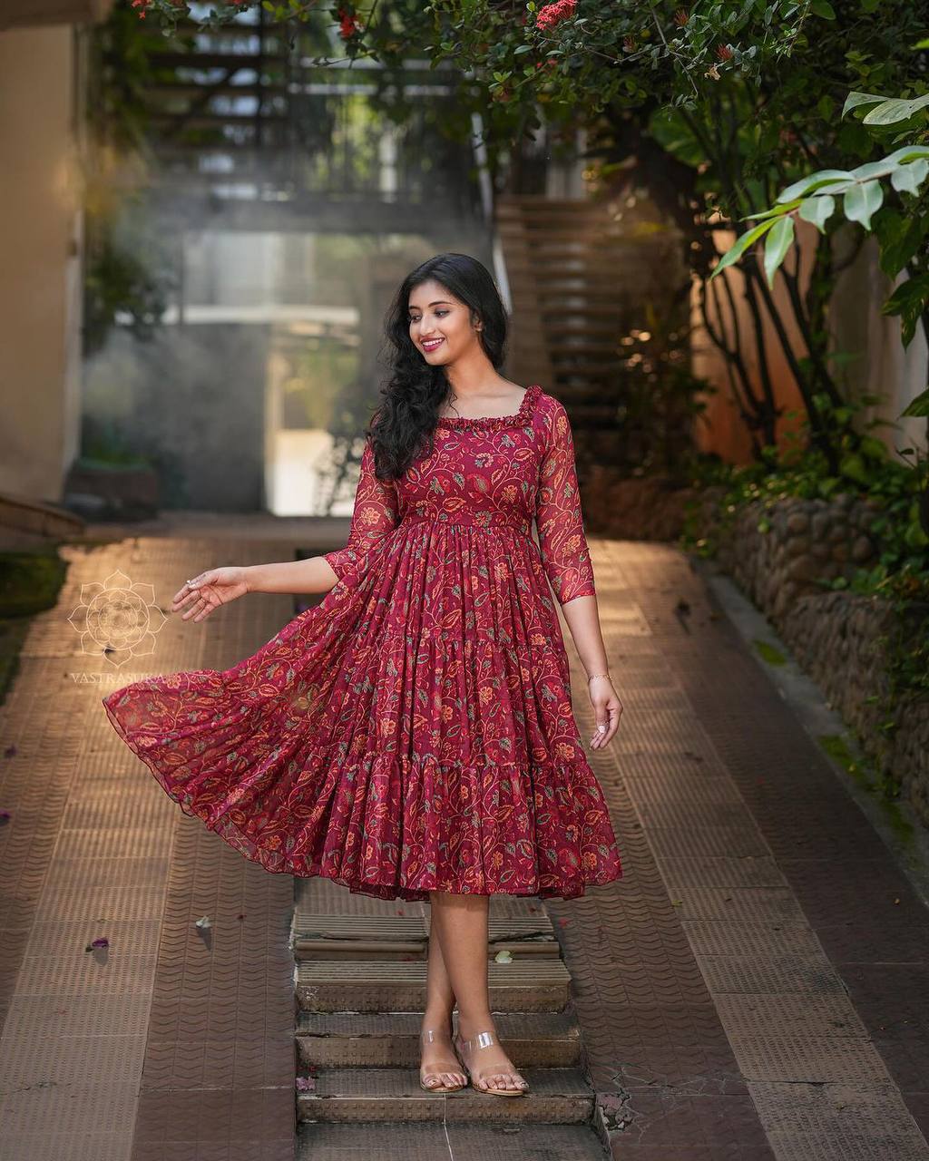 MARRON KALAMKARI MAXI – Yashuura