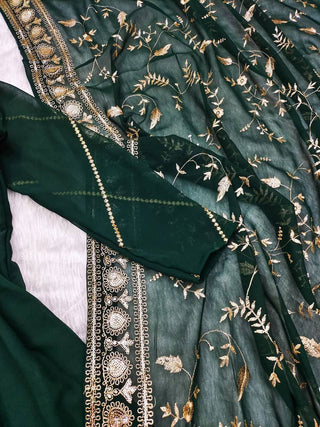 Green Anarkali Set