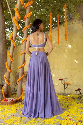 LAVENDER LEHENGA