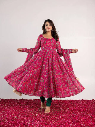 PINK KALAMKARI SUIT