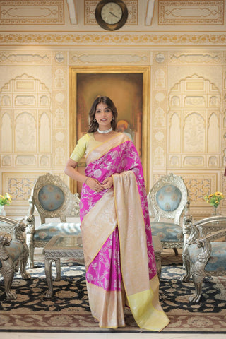 Sunset Bloom Saree