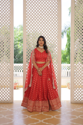 Sunbrust Splendor Lehenga
