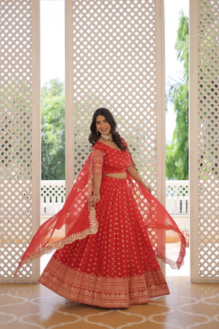 Sunbrust Splendor Lehenga
