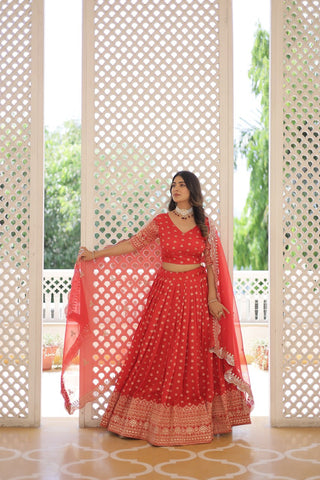 Sunbrust Splendor Lehenga