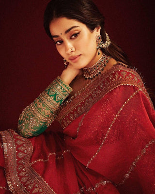 Crimson Glory Saree