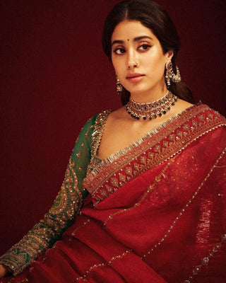 Crimson Glory Saree
