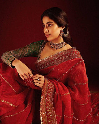 Crimson Glory Saree