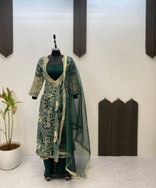 NEW TRENDY FOUR-PIECE INDO-WESTERN SET