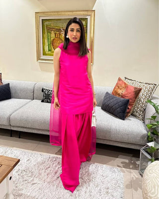 Gulabi Kurta Set