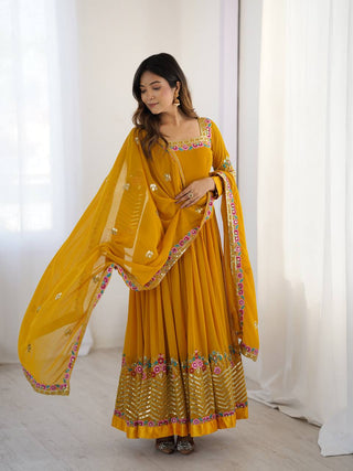 Mogra Embroidered Suit Set