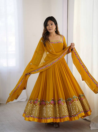 Mogra Embroidered Suit Set
