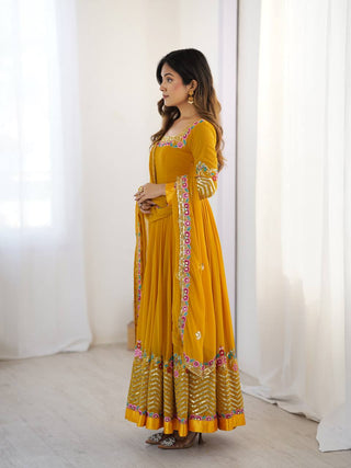 Mogra Embroidered Suit Set