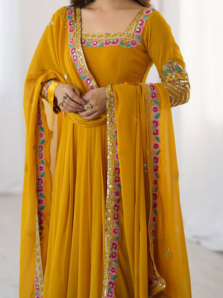 Mogra Embroidered Suit Set