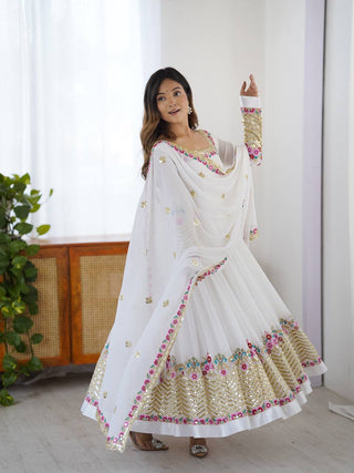 Mogra Embroidered Suit Set