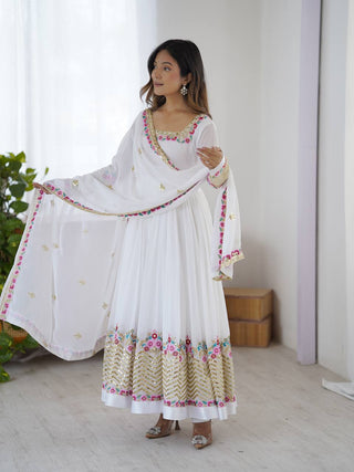 Mogra Embroidered Suit Set