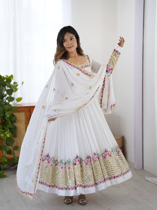 Mogra Embroidered Suit Set