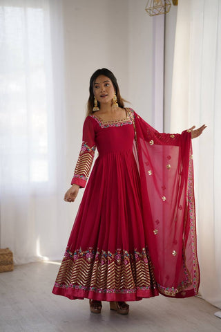 Mogra Embroidered Suit Set