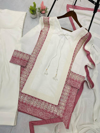 Leher Suit Set