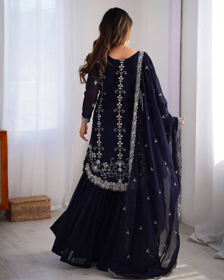 Tara Embroidered Suit Set
