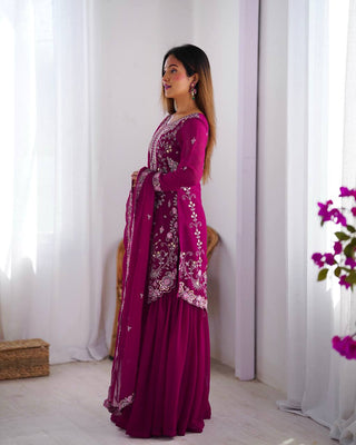 Tara Embroidered Suit Set