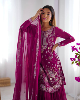 Tara Embroidered Suit Set