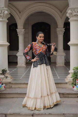 Kora Cotton with Attractive Gota-Patti Lace