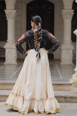 Kora Cotton with Attractive Gota-Patti Lace