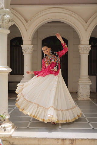 Kora Cotton with Attractive Gota-Patti Lace