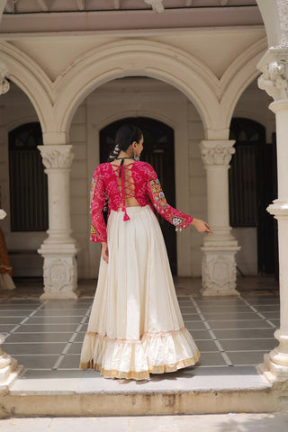 Kora Cotton with Attractive Gota-Patti Lace