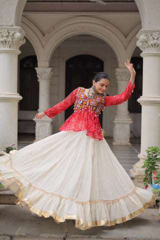 Kora Cotton with Attractive Gota-Patti Lace