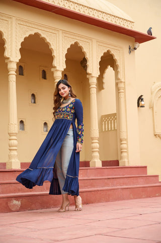 Premium Rayon with Traditional Kutchi Gamthi Work