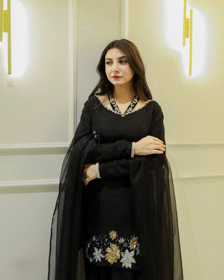 Noir Blossom Suit