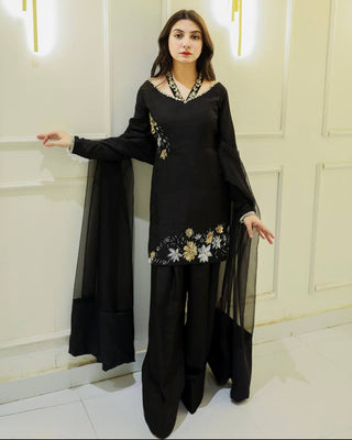 Noir Blossom Suit