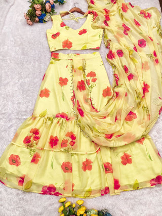 Floral Rhapsody Saree