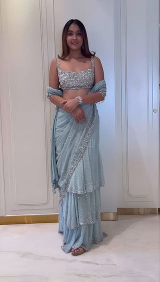 Noir Sparkle Saree