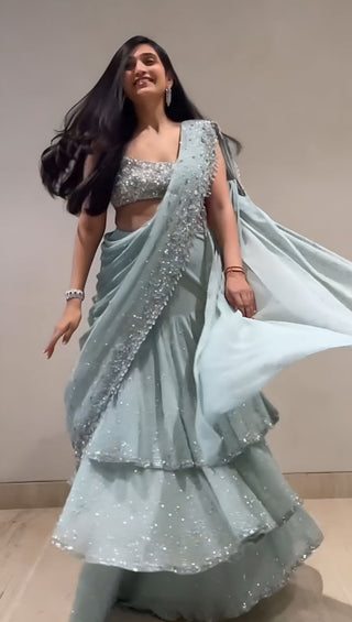Noir Sparkle Saree