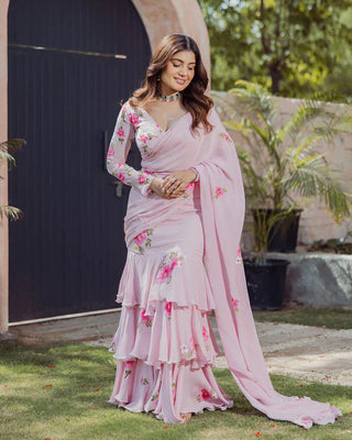 Petal Whirl Saree