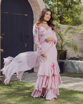 Petal Whirl Saree