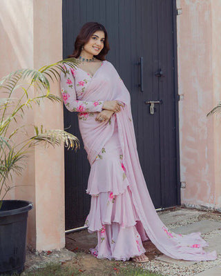 Petal Whirl Saree