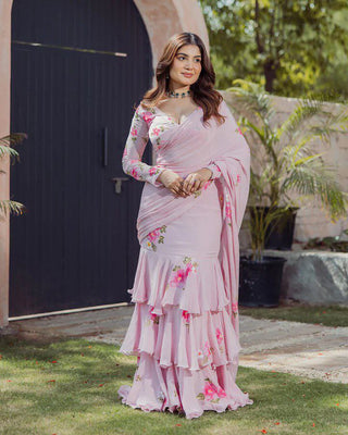 Petal Whirl Saree
