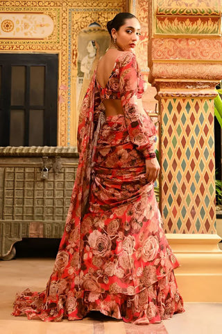 Wildflower Ruffle Saree