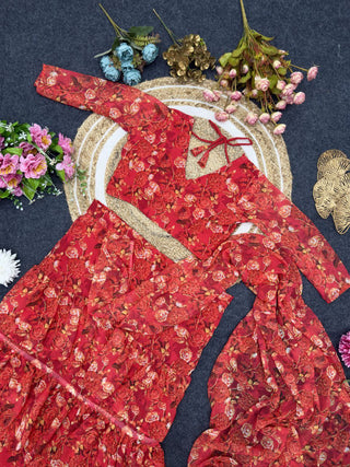 Wildflower Ruffle Saree