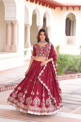Regal Rosette Designer Lehenga