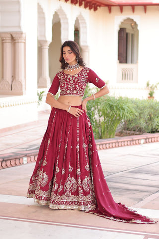 Regal Rosette Designer Lehenga