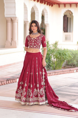 Regal Rosette Designer Lehenga