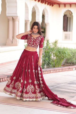 Regal Rosette Designer Lehenga